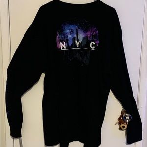 NYC Galaxy Colored Long Sleeve